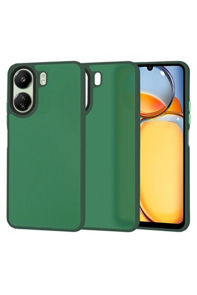 Stef's Cat Carcasă de telefon pentru Xiaomi Redmi 13C, HaloFrost, Verde