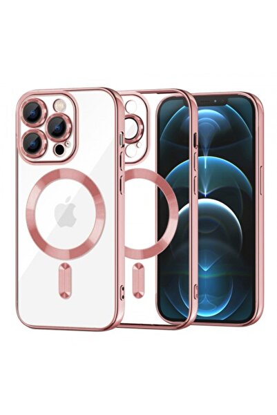 Stef's Cat Carcasă MagSafe pentru Apple iPhone 12 Pro Max, Cristal Luxos, Roz