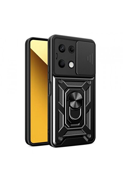 Stef's Cat Θήκη για Xiaomi Redmi Note 13 5G, CamShield, Μαύρη