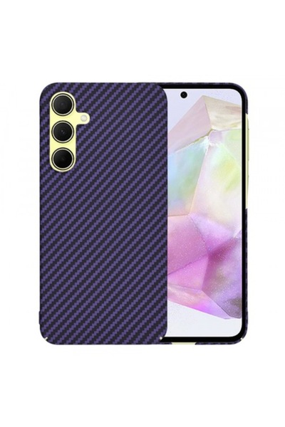 Stef's Cat Carcasă pentru Samsung Galaxy A35 5G (A356), Carbonite Fibershell,...