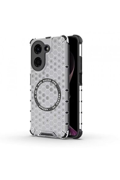 Stef's Cat Husă MagSafe pentru Xiaomi Redmi A5 4G (Regional), HoneyComb Shield, Albastru