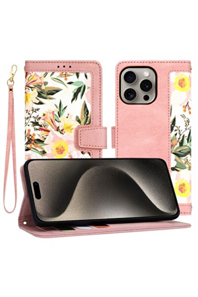 Techsuit Case for Apple iPhone 15 Pro Max, FlipCraft, Pink