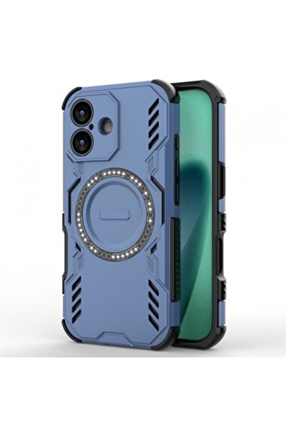 Stef's Cat MagSafe Case for Apple iPhone 17, ArmorMag, Blue