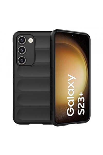 Stef's Cat Carcasă pentru Samsung Galaxy S23+ S916, Magic Shield, Neagră