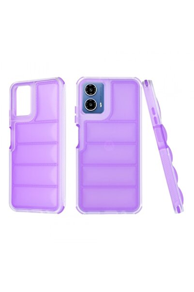 Techsuit Калъф за Motorola Moto G45 / G34, Wave Shield, Лилав