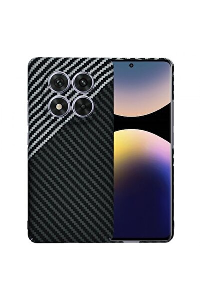 Stef's Cat Case for Xiaomi Poco X7 / Note 14 Pro 5G, Carbonite FiberShell, Gray