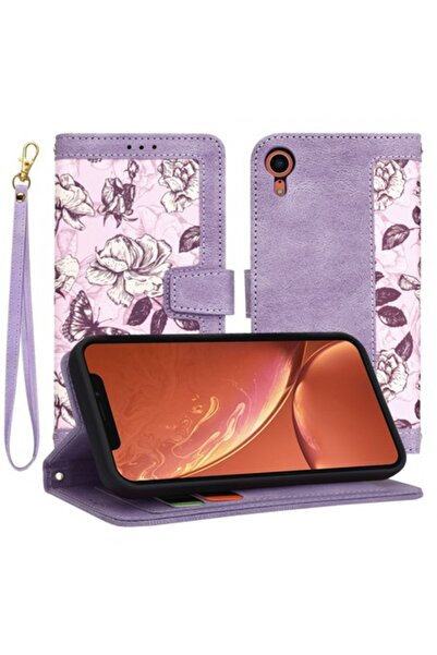 Stef's Cat Carcasă pentru Apple iPhone XR, FlipCraft, violet