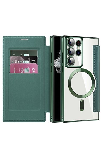 Danex Husă de protecție pentru Samsung Galaxy S22 Ultra 5G (Y11), piele ecolo...