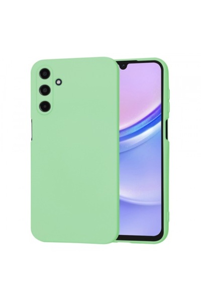 Stef's Cat Калъф за Samsung Galaxy A15 5G A156 / A15 A155, SoftFlex, Зелен