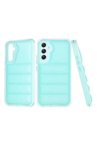 Stef's Cat Carcasă pentru Samsung Galaxy A34 (A346), Wave Shield, turcoaz