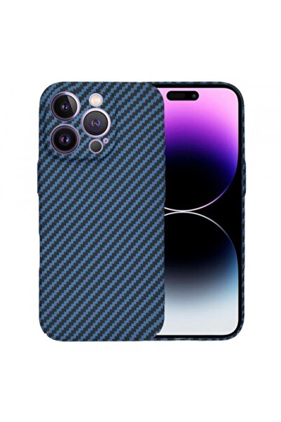 Stef's Cat Husa pentru Apple iPhone 14 Pro Max, Carbonite FiberShell, Turcoaz