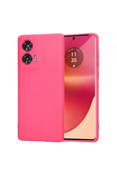 Stef's Cat Husă SoftFlex pentru Motorola Edge 50 Fusion - Roz închis