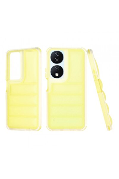 Stef's Cat Carcasă Wave Shield pentru Honor X7b 5G / 90 Smart / X7b 4G — Galbenă