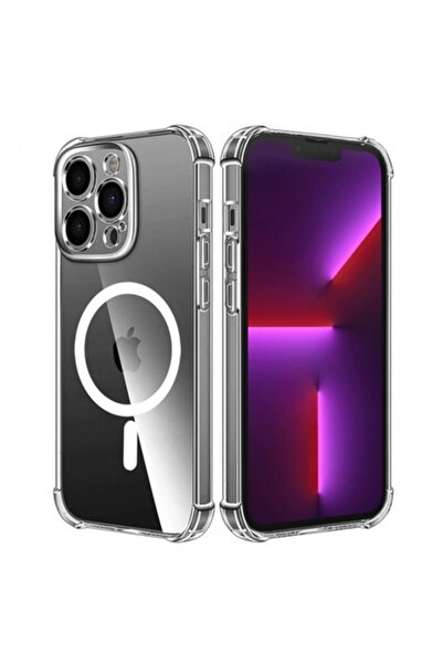 Stef's Cat Калъф MagSafe за Apple iPhone 13 Pro, Удароустойчив, Прозрачен