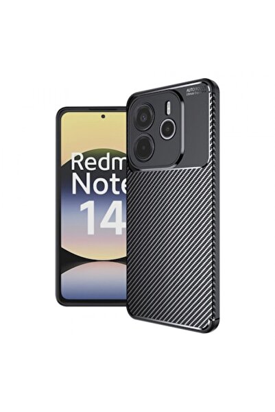 Stef's Cat Carcasă pentru Xiaomi Redmi Note 14 4G (Regional), Fibră de Carbon...