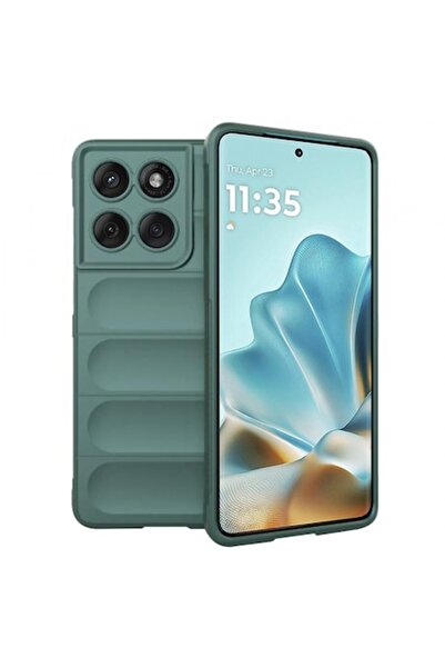 Stef's Cat Husă pentru Motorola Edge 60 Fusion / Edge 60, Magic Shield, Verde