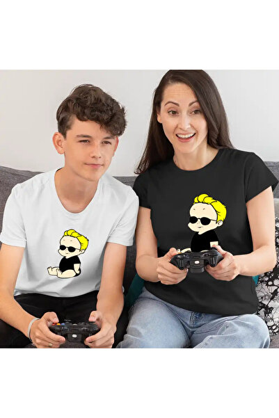 OEM Tricou Femei Johnny Bravo Bebelus Blond Ochelari