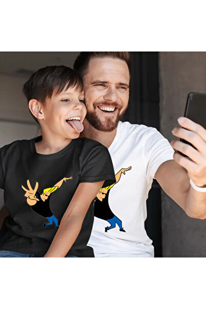 OEM Kids Boys Johnny Bravo Cartoon T-Shirt