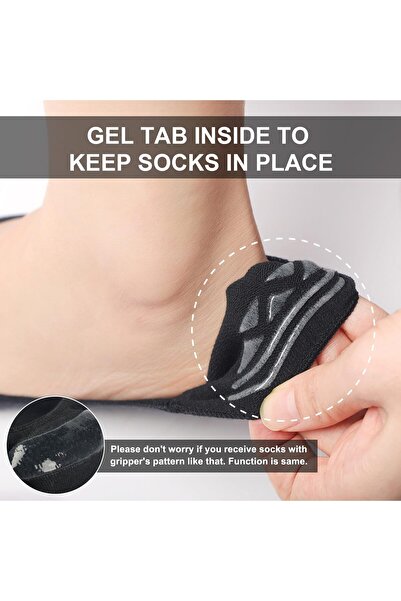 Generic Ultra Low Cut Liner Socks Women No Show Non Slip Hidden Invisible for Flats Boat Summer