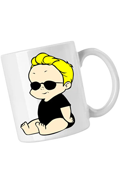 OEM Johnny Bravo Baby Blonde Glasses Mug