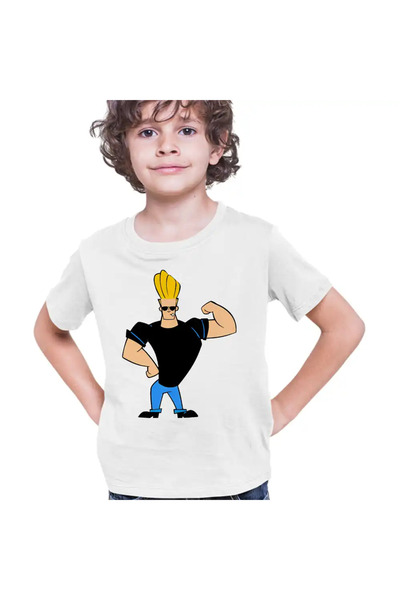 OEM Tricou Copii Baieti Johnny Bravo Vibe Culturism