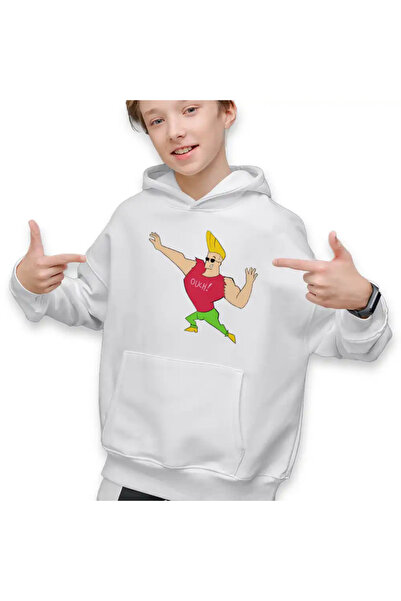 OEM Hanorac Copii Baieti Johnny Bravo Ouch! Sportiv Fitness