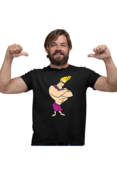 OEM Ανδρικό T-Shirt Johnny Bravo Hawaii Beach Fitness