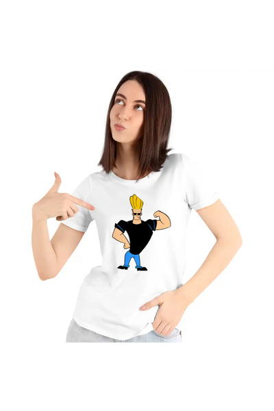OEM Tricou Femei Johnny Bravo Vibe Culturism