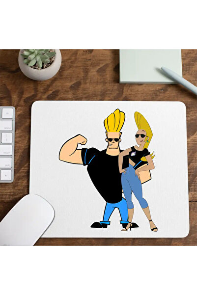 OEM Mousepad Johnny Bravo Jenny Brava Fitness