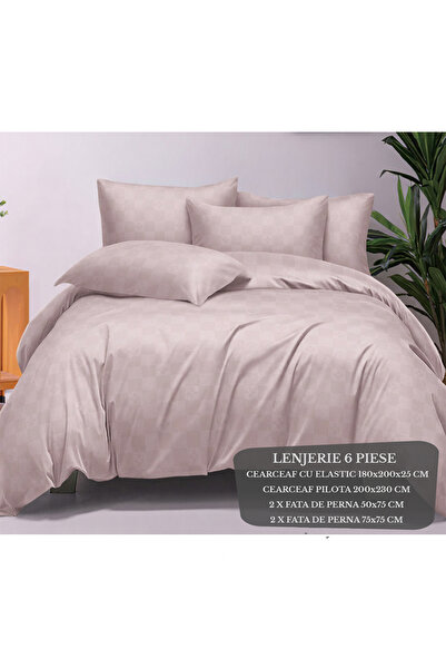 Patul Premium Bed Linen, Fine Cotton, 6 Pieces, Fitted Sheet