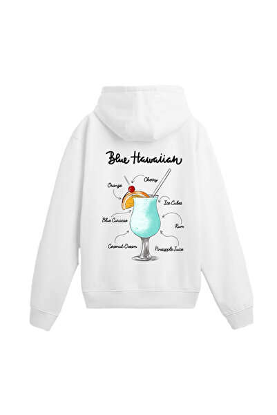 Colermi هوديي بلو هاواياني راك مطبوع