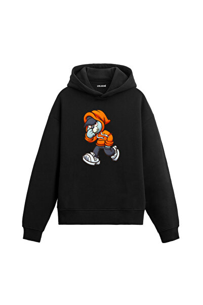 Colermi هودي ستريت ستايل كاراكتر مطبوع