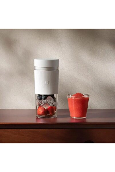 OEM Mijia Taşınabilir Blender – 300 ml, 45W, USB-C Şarjlı, Tritan Hazne, Buz Kırıcı, Beyaz, BPA-Free