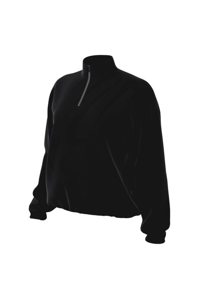 Nike W NSW CLLCTN COZY LOGO QZ Zip Top