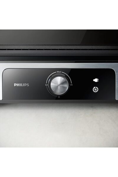 Philips Contact Grill 5000 Series HD6301/90 - 2200W, Silver/Black