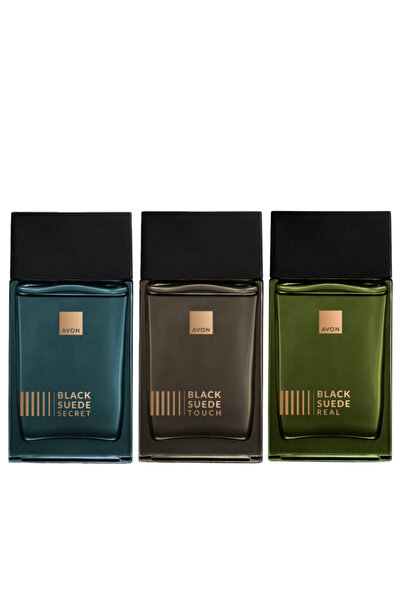 AVON BLACK SUEDE SET