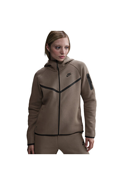 Nike W NSW TCH FLC WR FZ HDY 2 zip-up sweatshirt