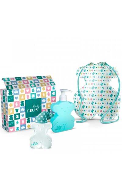 Tous طقم توس بيبي للاطفال او دو كولون (عطر 100مل+بودي لوشن 250مل+شنطة)