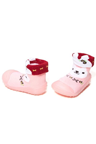 U-Grow Șosete antiderapante Pink Kitty 6 - 12 luni