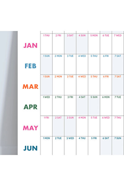 bi'aldım 2025-2026 Akademik Yıl Takvimi | Eylül Başlangıçlı Yıllık Planlayıcı Duvar Takvimi | Renkli Takvim |