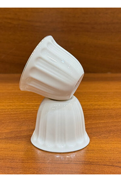 ALQANNAS 12-piece porcelain gold-lined coffee cups, elegant and high quality