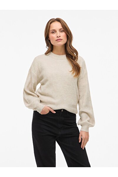 VILA Strickpullover VIVIOLI Rundhals