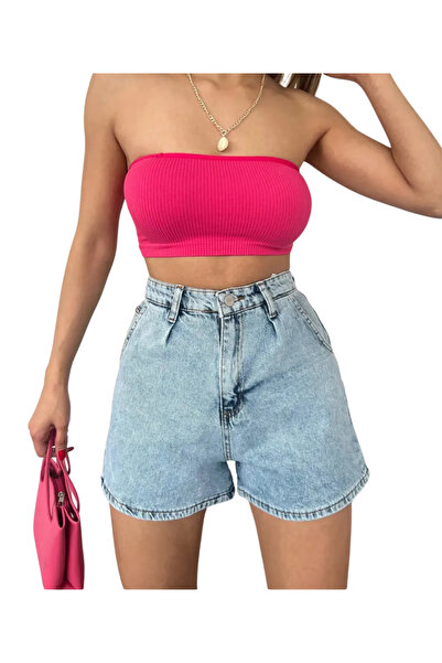 StylStore Denim Shorts with Pockets