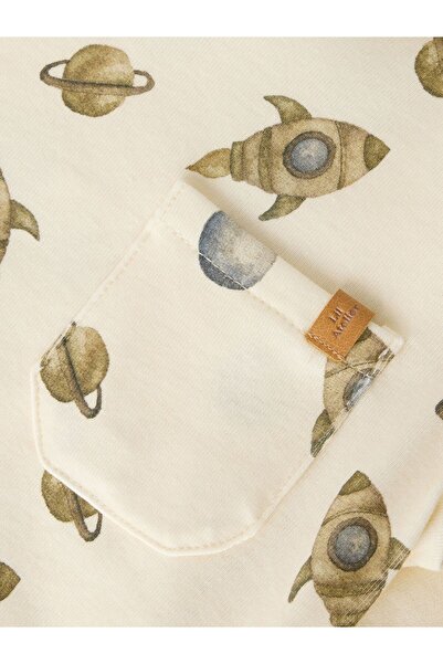 Lil' Atelier Oberteil mit langen Ärmeln Slim Fit