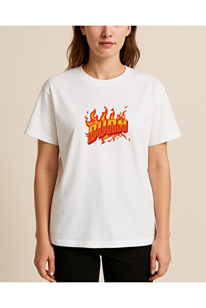 Ebiidesign Burn Printed T-Shirt