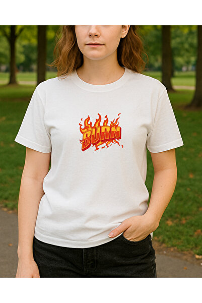 Ebiidesign Burn Printed T-Shirt