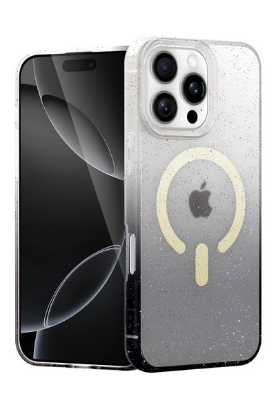 NewFace غطاء MTXDPN لهاتف آيفون 16 برو ماكس بلمعة بوميل مع دعم ماج سيف (11212...