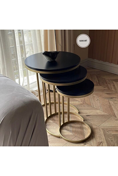 KuraArt 3’lü Lake Urban 3C Zigon Sehpa