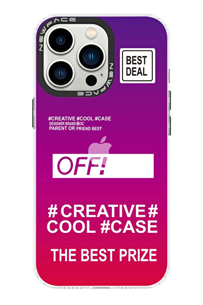 NewFace غطاء حماية لهاتف آيفون 14 برو ماكس من إم تي إكس دي بي إن بنمط إستوريل...