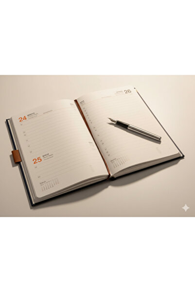 KarmaOfis Burgundy Agenda with Cloth Cover 14×20 cm – 320 Pages, Daily Planner, Office & School Use